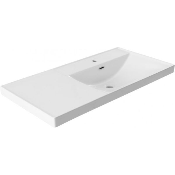 Раковина Aquanet Side 347437 правая 100 см белый